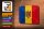 Blechschild Flagge Moldau 18x12cm Flag of Moldova Dekoration