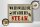 Holzschild Spruch 40x30cm wo ein Wille ist Steak Grill