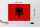 Holzschild Flagge Albanien 40x30cm Flag of Albania