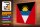 Holzschild Flagge Antigua und Barbuda 40x30cm Flag