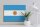 Holzschild Flagge Argentinien 40x30cm Flag of Argentina
