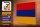 Holzschild Flagge Armenien 40x30cm Flag of Armenia