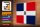 Holzschild Flagge Dominikanische Republik 40x30cm Flag
