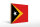Holzschild Flagge Osttimor 40x30cm Flag of East Timor