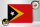 Holzschild Flagge Osttimor 40x30cm Flag of East Timor