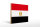 Holzschild Flagge Ägypten 40x30cm Flag of Egypt