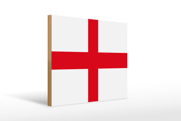 Holzschild Flagge England 40x30cm Flag of England