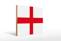 Holzschild Flagge England 40x30cm Flag of England