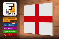 Holzschild Flagge England 40x30cm Flag of England
