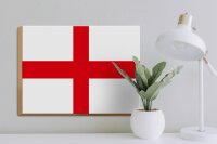 Holzschild Flagge England 40x30cm Flag of England
