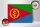 Holzschild Flagge Eritrea 40x30cm Flag of Eritrea