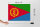 Holzschild Flagge Eritrea 40x30cm Flag of Eritrea