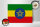 Holzschild Flagge Äthiopien 40x30cm Flag of Ethiopia