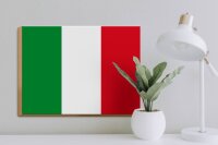 Holzschild Flagge Italiens 40x30cm Flag of Italy