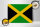 Holzschild Flagge Jamaikas 40x30cm flag of Jamaica