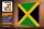 Holzschild Flagge Jamaikas 40x30cm flag of Jamaica