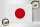 Holzschild Flagge Japans 40x30cm Flag of Japan