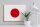 Holzschild Flagge Japans 40x30cm Flag of Japan