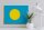 Holzschild Flagge Palaus 40x30cm Flag of Palau