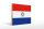 Holzschild Flagge Paraguays 40x30cm Flag of Paraguay