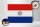 Holzschild Flagge Paraguays 40x30cm Flag of Paraguay