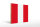 Holzschild Flagge Perus 40x30cm Flag of Peru