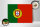Holzschild Flagge Portugals 40x30cm Flag of Portugal