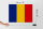 Holzschild Flagge Rumäniens 40x30cm Flag of Romania