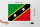 Holzschild Flagge St. Kitts und Nevis 40x30cm Saint Kitts