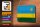 Blechschild Flagge Ruandas 18x12cm Flag of Rwanda Dekoration