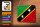 Blechschild Flagge St. Kitts und Nevis 18x12cm Saint Kitts Dekoration