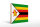 Holzschild Flagge Simbabwes 40x30cm Flag of Zimbabwe