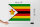 Holzschild Flagge Simbabwes 40x30cm Flag of Zimbabwe