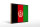 Holzschild Flagge Afghanistans 40x30cm Retro Afghanistan