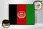 Holzschild Flagge Afghanistans 40x30cm Retro Afghanistan
