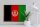 Holzschild Flagge Afghanistans 40x30cm Retro Afghanistan