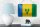 Blechschild Flagge Saint Vincent und Grenadinen 18x12cm Dekoration