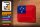 Blechschild Flagge Samoas 18x12cm Flag of Samoa Dekoration