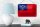 Blechschild Flagge Samoas 18x12cm Flag of Samoa Dekoration