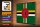 Holzschild Flagge Dominicas 40x30cm Retro Flag of Dominica