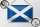 Blechschild Flagge Schottlands 18x12cm Flag of Scotland Dekoration