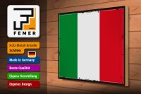 Holzschild Flagge Italiens 40x30cm Retro Flag of Italy