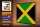 Holzschild Flagge Jamaikas 40x30cm Retro Flag of Jamaica