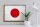 Holzschild Flagge Japans 40x30cm Retro Flag of Japan