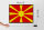 Holzschild Flagge Mazedoniens 40x30cm Retro Flag Macedonia