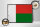 Holzschild Flagge Madagaskars 40x30cm Retro Madagascar
