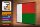 Holzschild Flagge Madagaskars 40x30cm Retro Madagascar