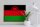 Holzschild Flagge Malawis 40x30cm Retro Flag of Malawi