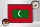 Holzschild Flagge Malediven 40x30cm Retro Flag Maldives
