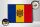 Holzschild Flagge Moldau 40x30cm Retro Flag of Moldova
